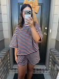 Elevated Comfort Set - pink & navy