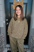 Olive Leopard Sweatshirt